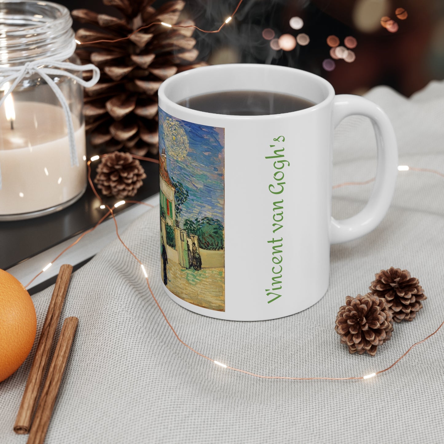 Vincent van Gogh's White House at Night 11oz mug