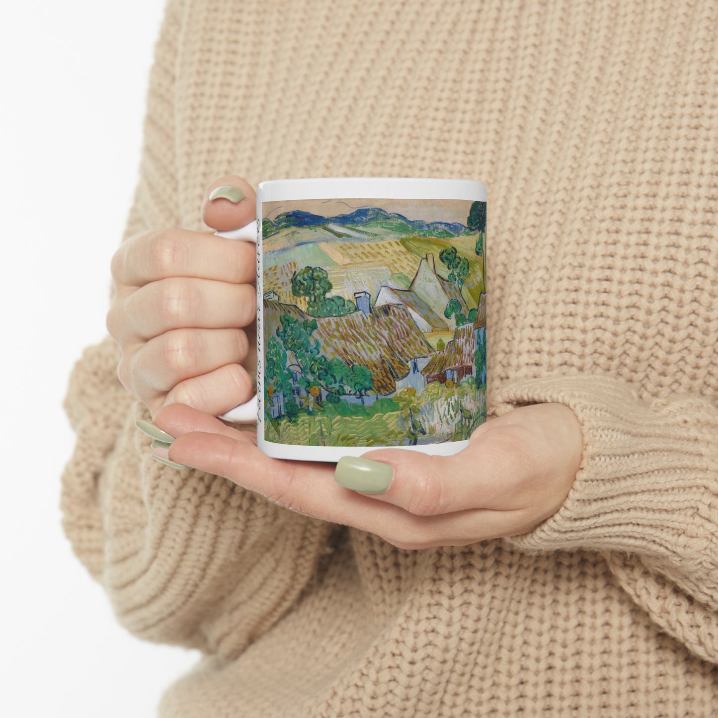 Vincent Van Gogh's- Farms near Auvers 11oz mug