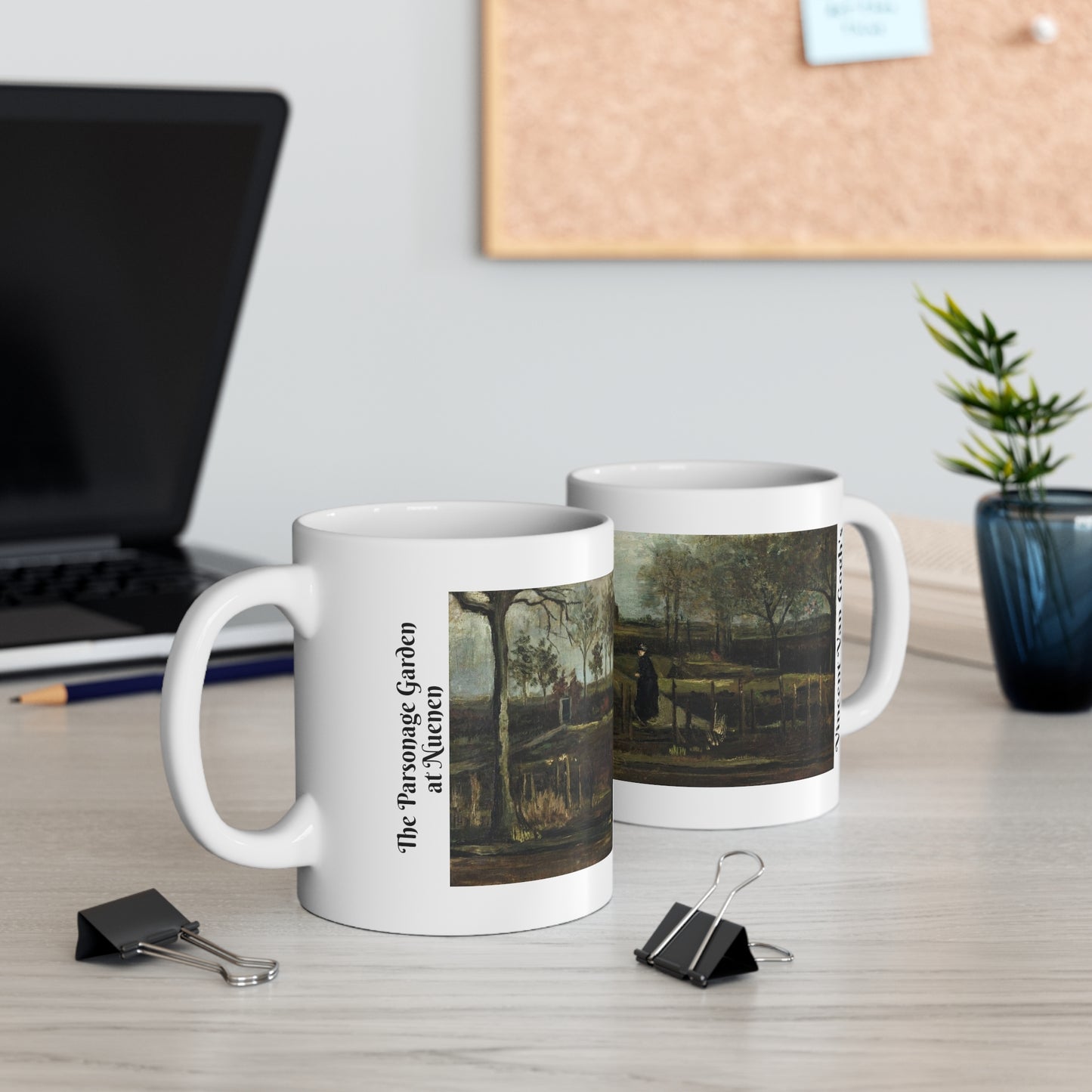 Vincent van Gogh's The Parsonage Garden at Nuenen 11oz mug