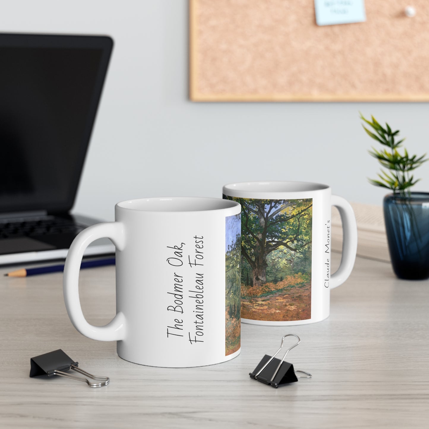 Claude Monet- The Bodmer Oak, Fontainebleau Forest 11oz mug