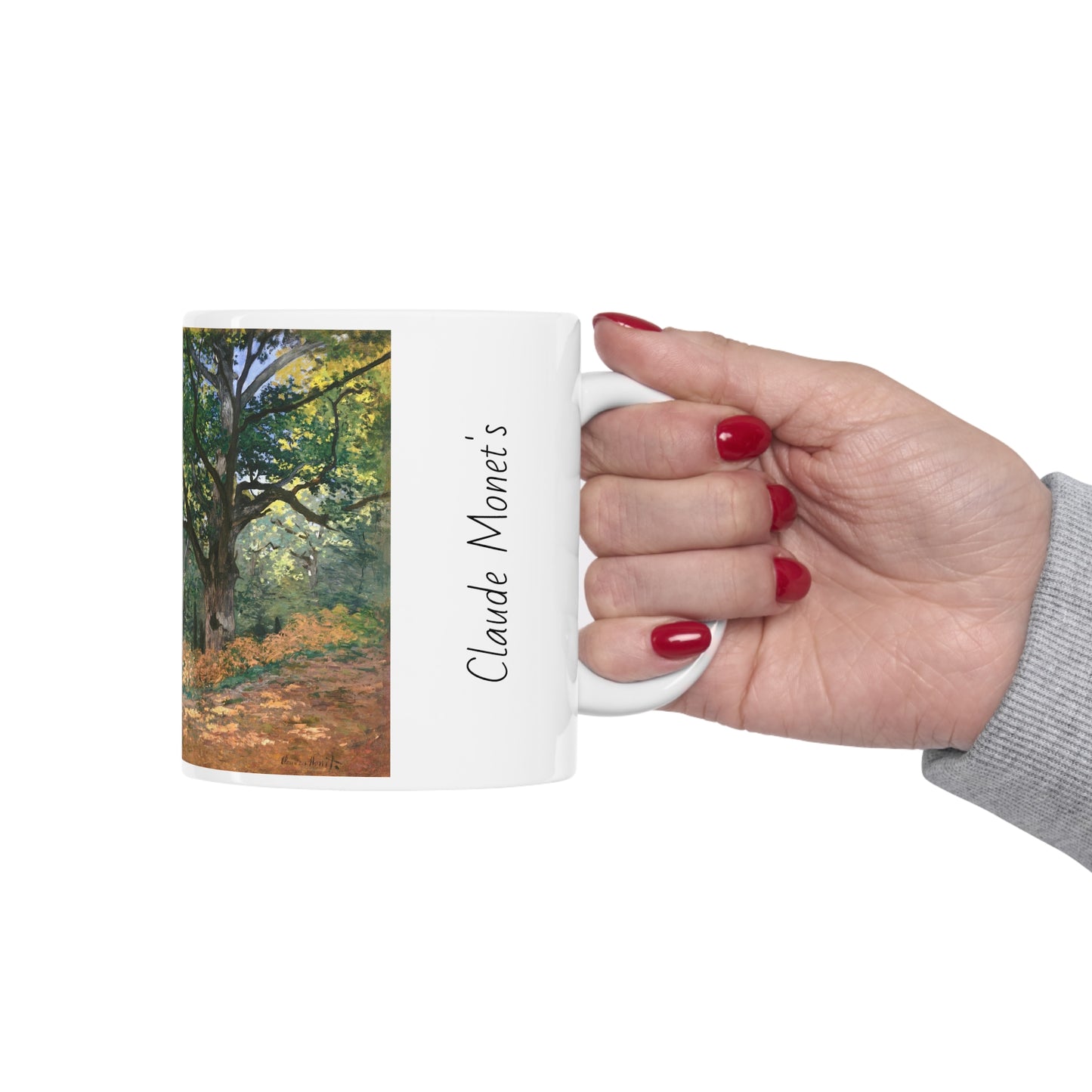 Claude Monet- The Bodmer Oak, Fontainebleau Forest 11oz mug