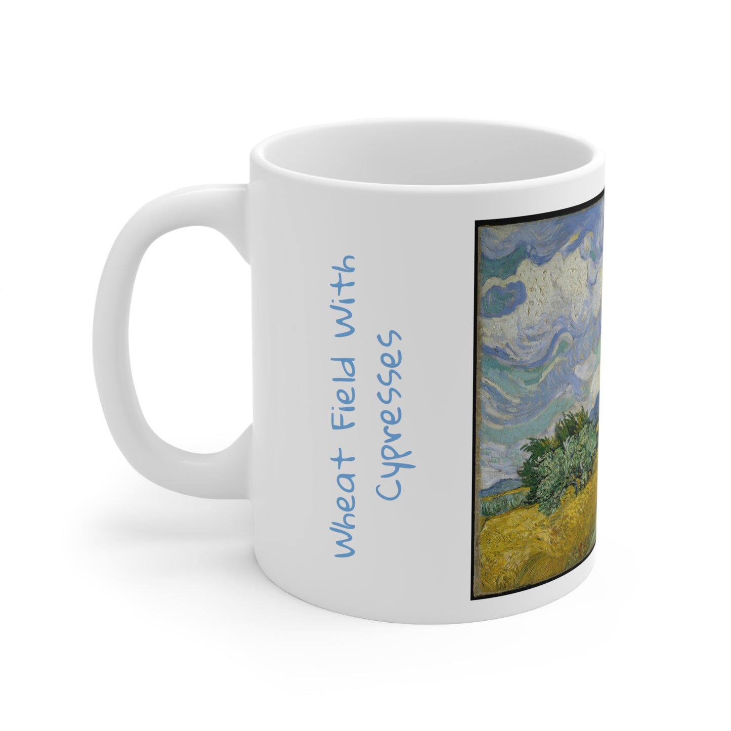 Vincent Van Gogh's- Wheat Field with Cypresses 11oz mug