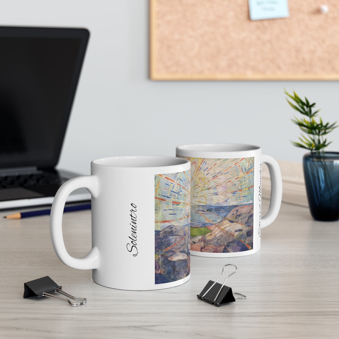 Edvard Munch's- Solenintro 11oz mug