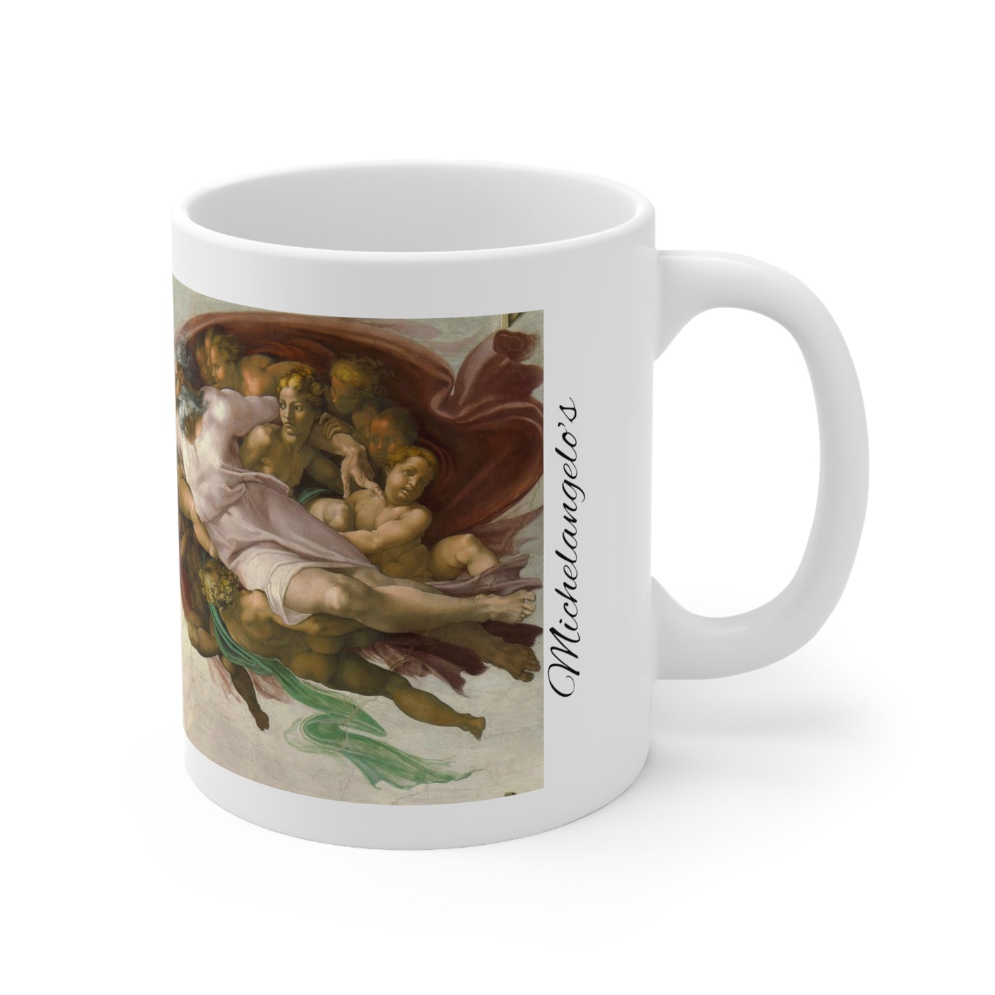 Michelangelo- Creation of Adam 11oz mug