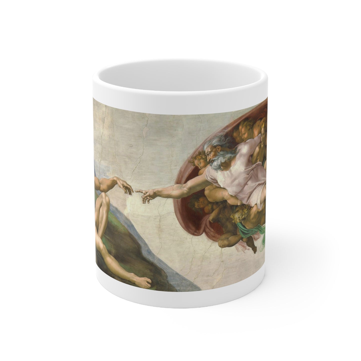 Michelangelo- Creation of Adam 11oz mug