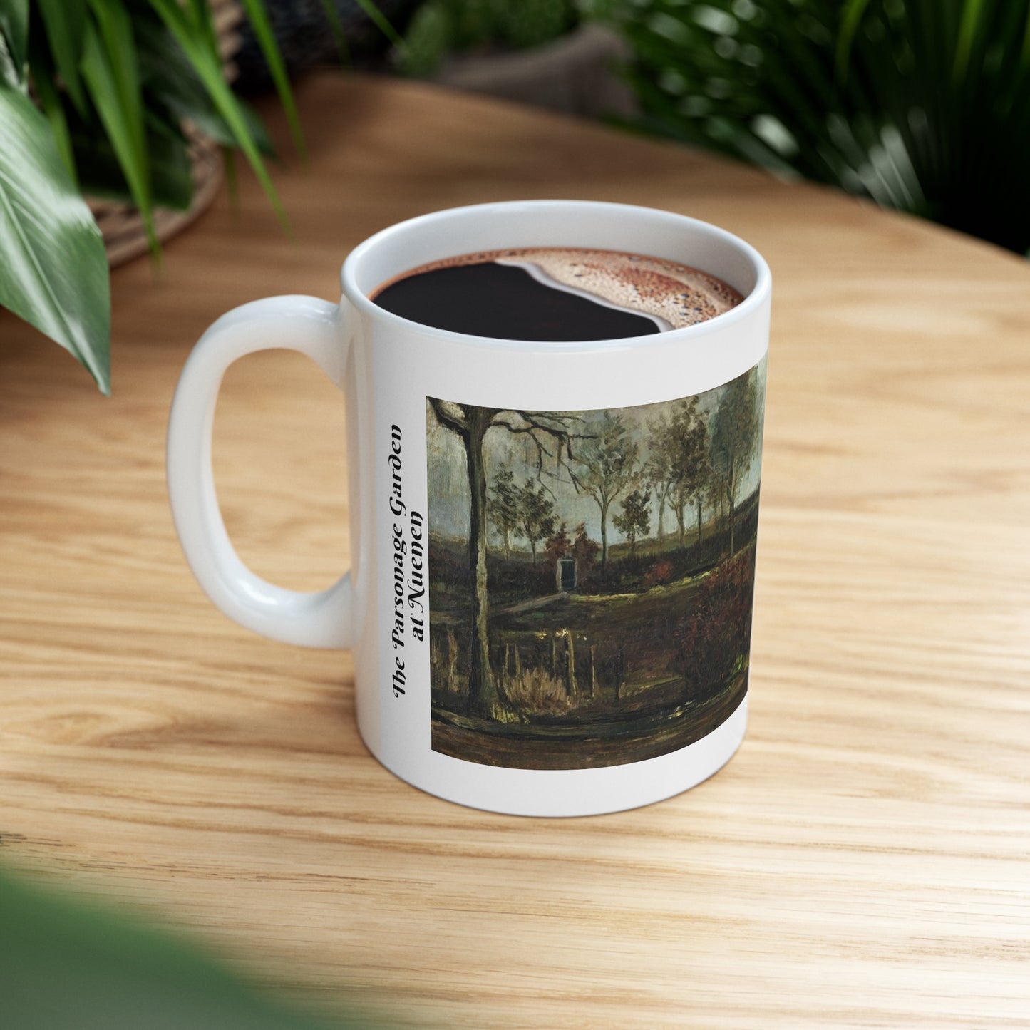 Vincent van Gogh's The Parsonage Garden at Nuenen 11oz mug