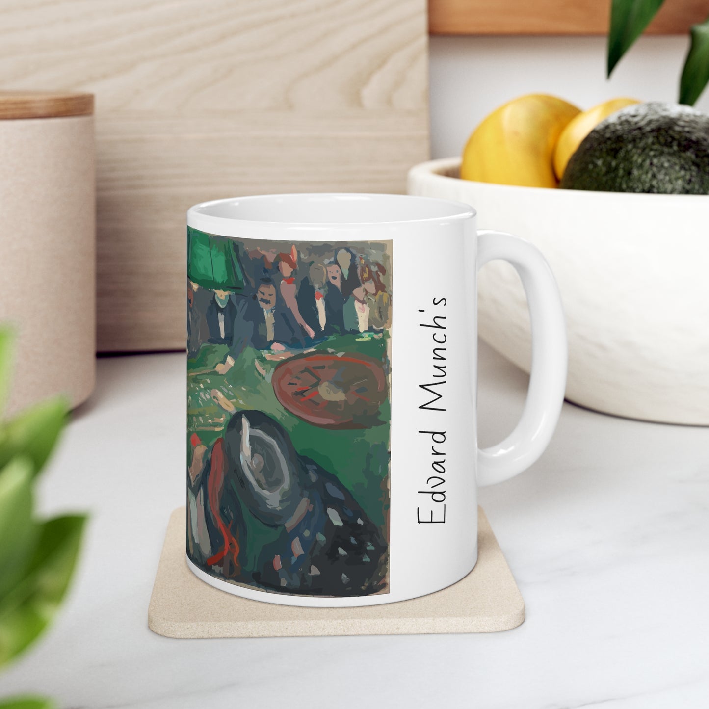 Edvard Munch-Roulette Table in Monte Carlo 11oz mug