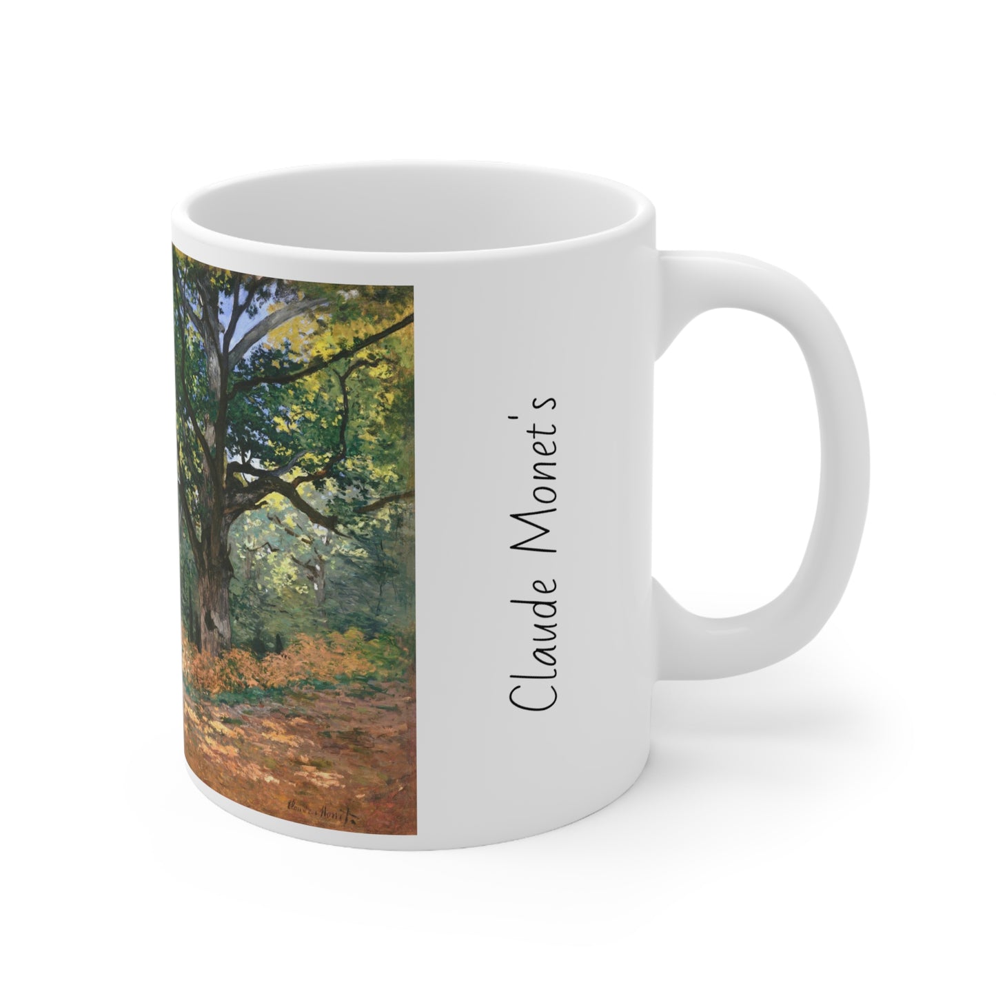 Claude Monet- The Bodmer Oak, Fontainebleau Forest 11oz mug