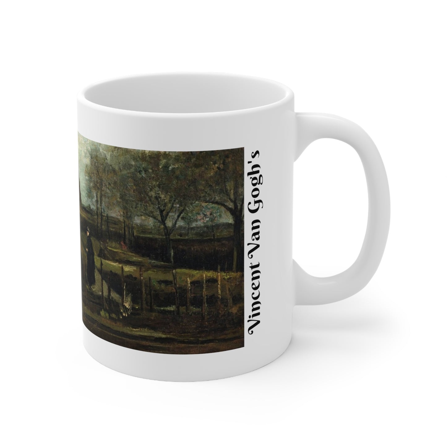 Vincent van Gogh's The Parsonage Garden at Nuenen 11oz mug