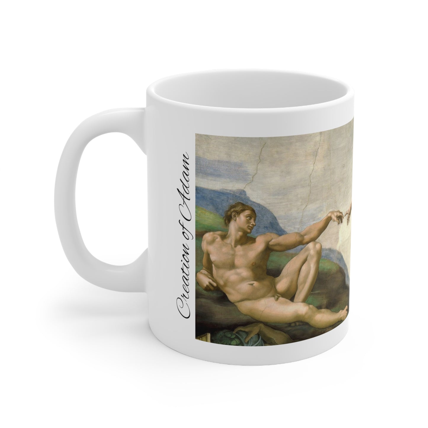 Michelangelo- Creation of Adam 11oz mug