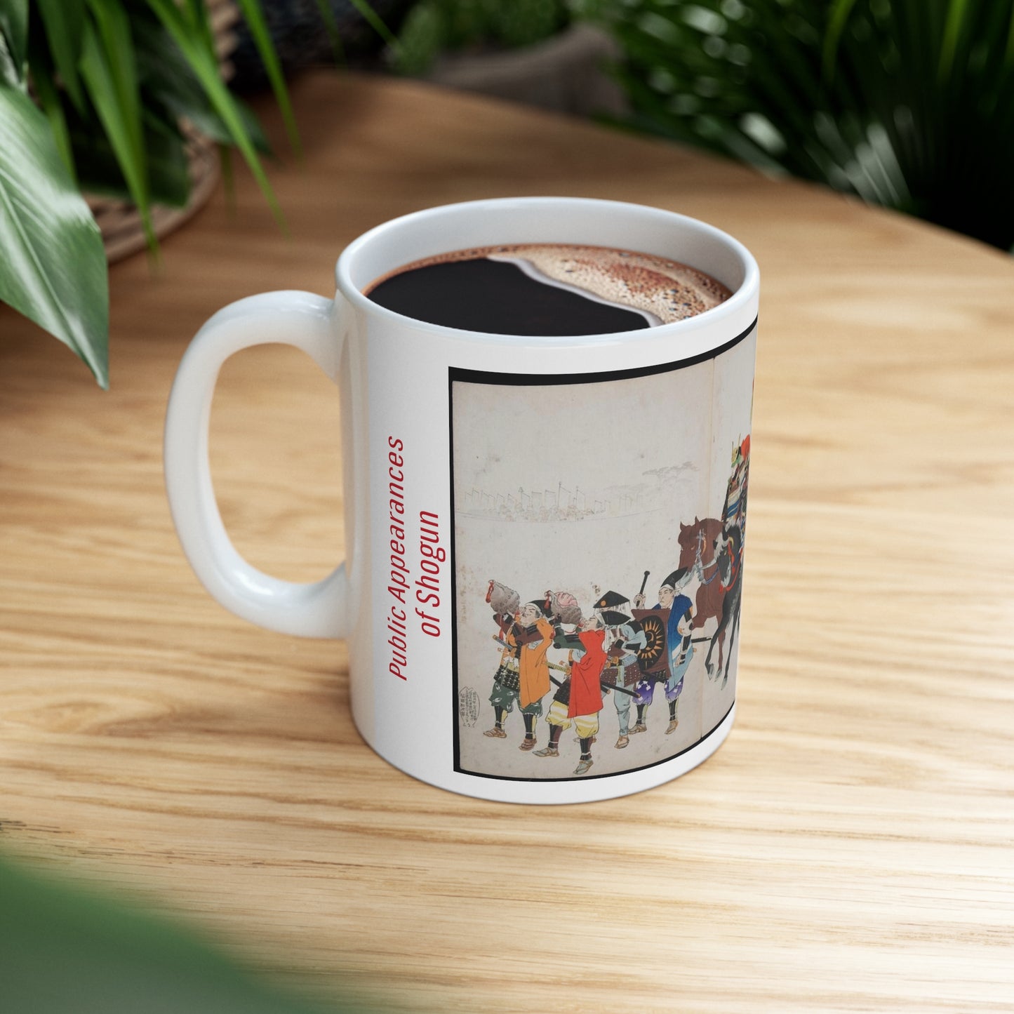 Toyohara Kunichika's Public Appearance of Shōgun 11oz mug