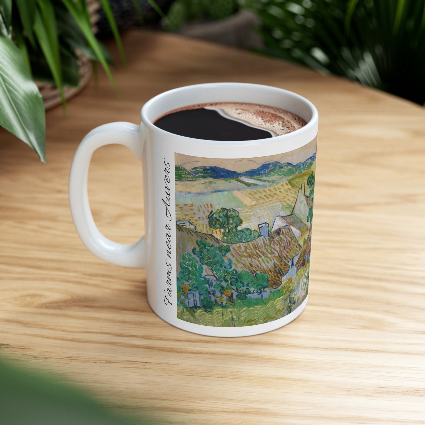 Vincent Van Gogh's- Farms near Auvers 11oz mug