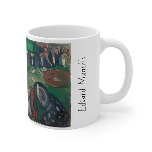 Edvard Munch-Roulette Table in Monte Carlo 11oz mug