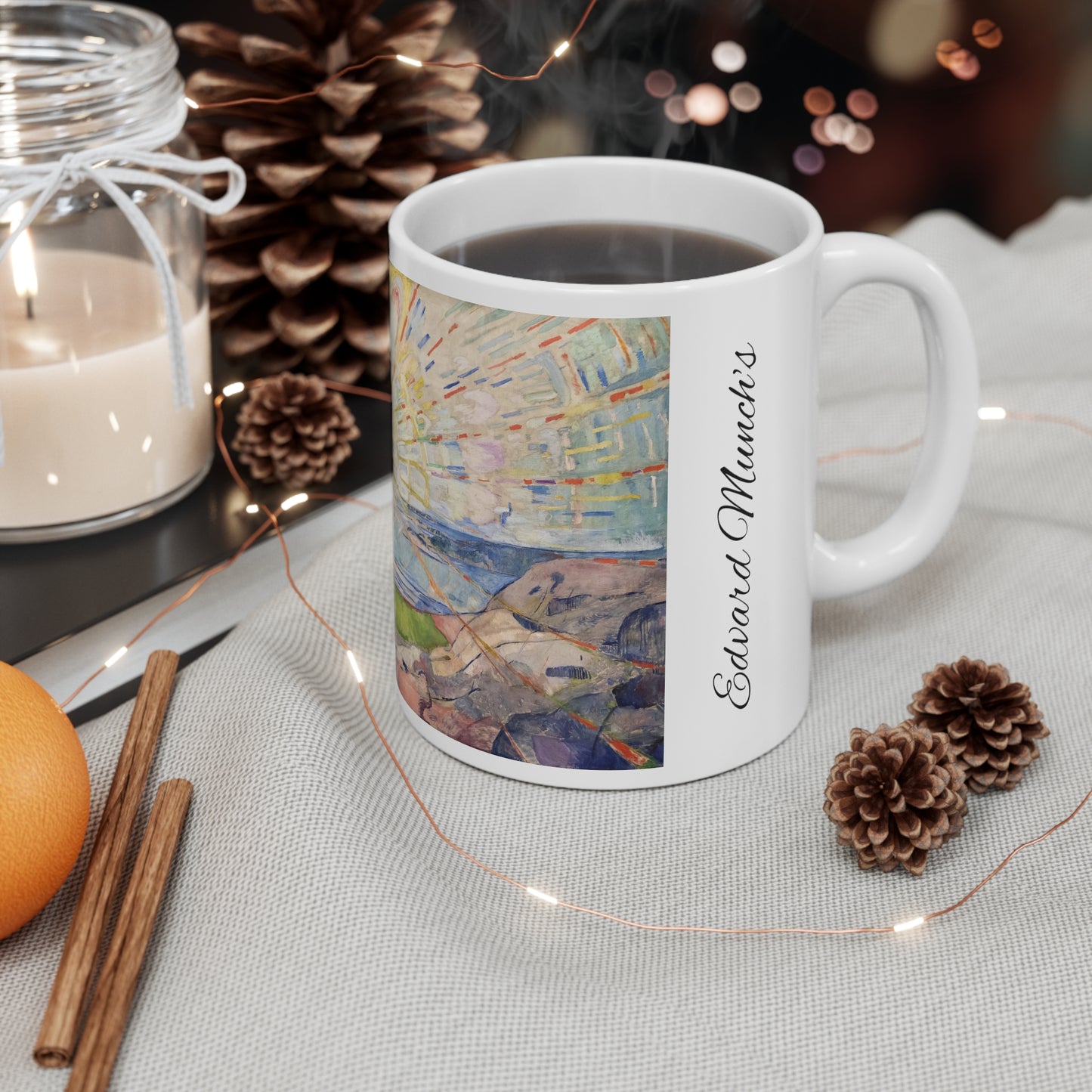 Edvard Munch's- Solenintro 11oz mug