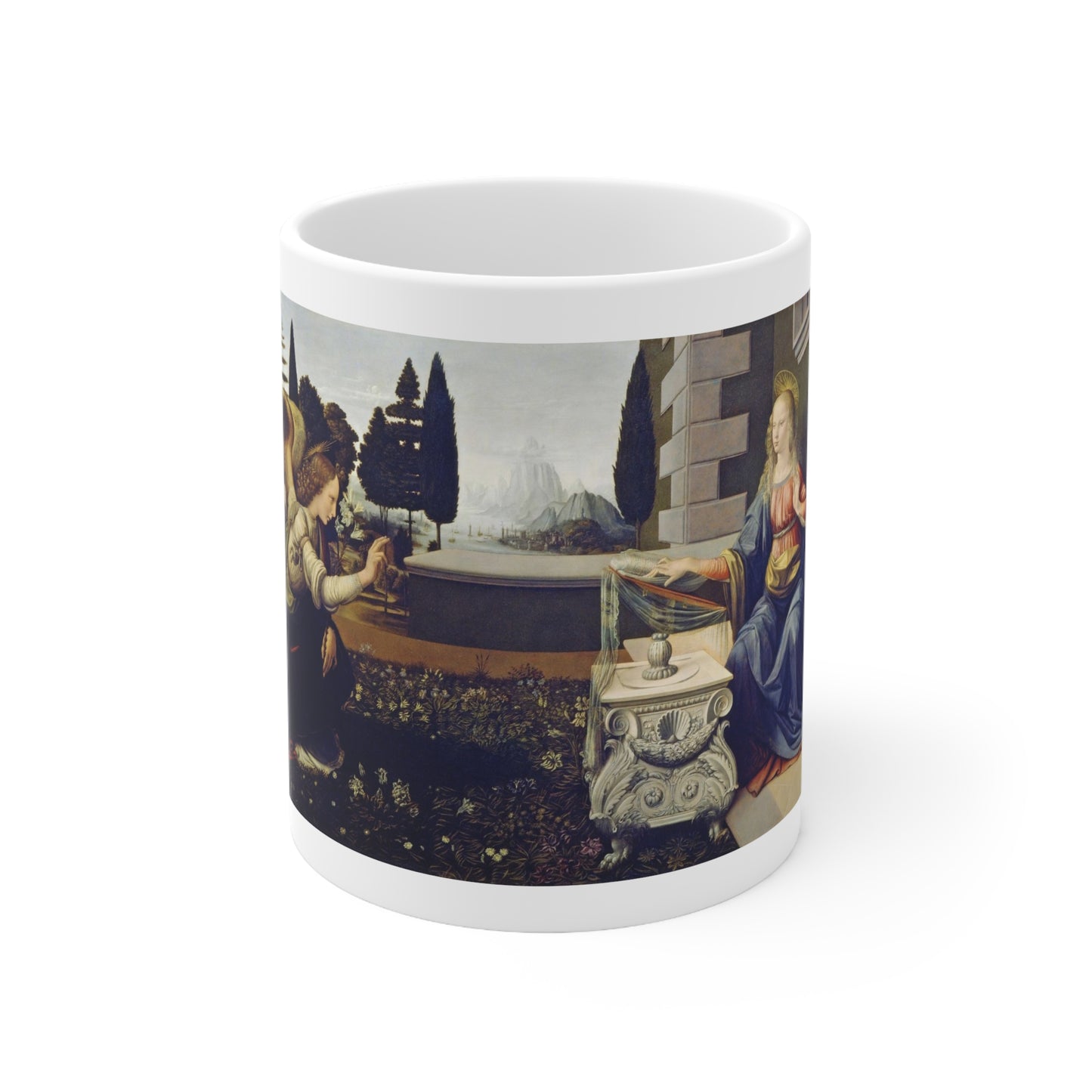 Leonardo Da Vinci's- The Annunciation 11oz mug