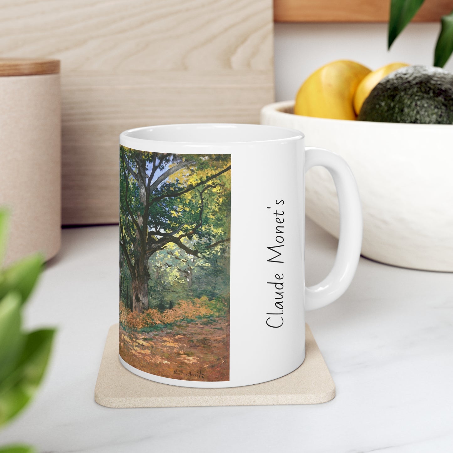 Claude Monet- The Bodmer Oak, Fontainebleau Forest 11oz mug