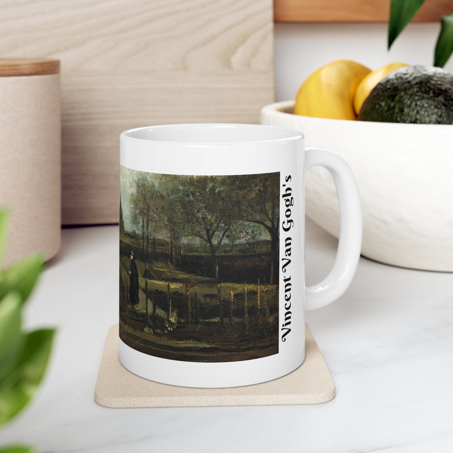 Vincent van Gogh's The Parsonage Garden at Nuenen 11oz mug