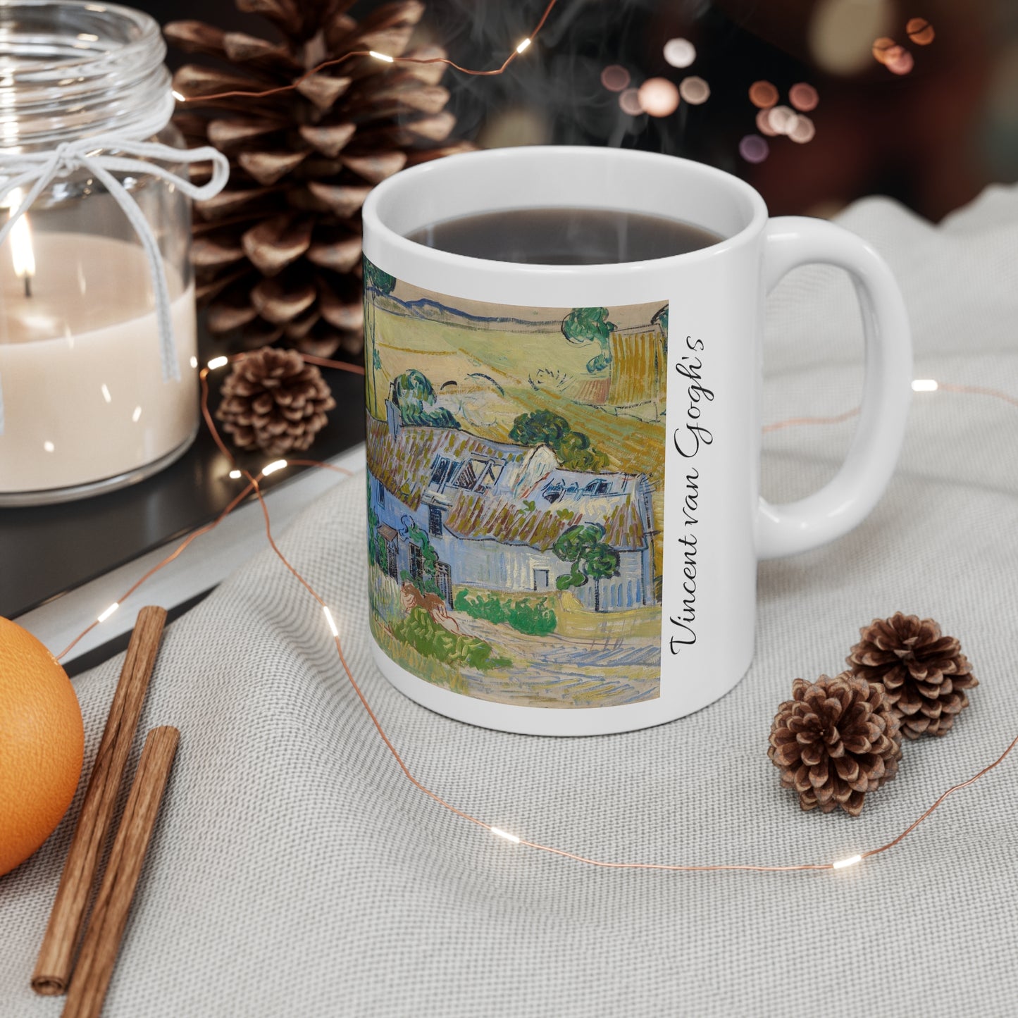 Vincent Van Gogh's- Farms near Auvers 11oz mug