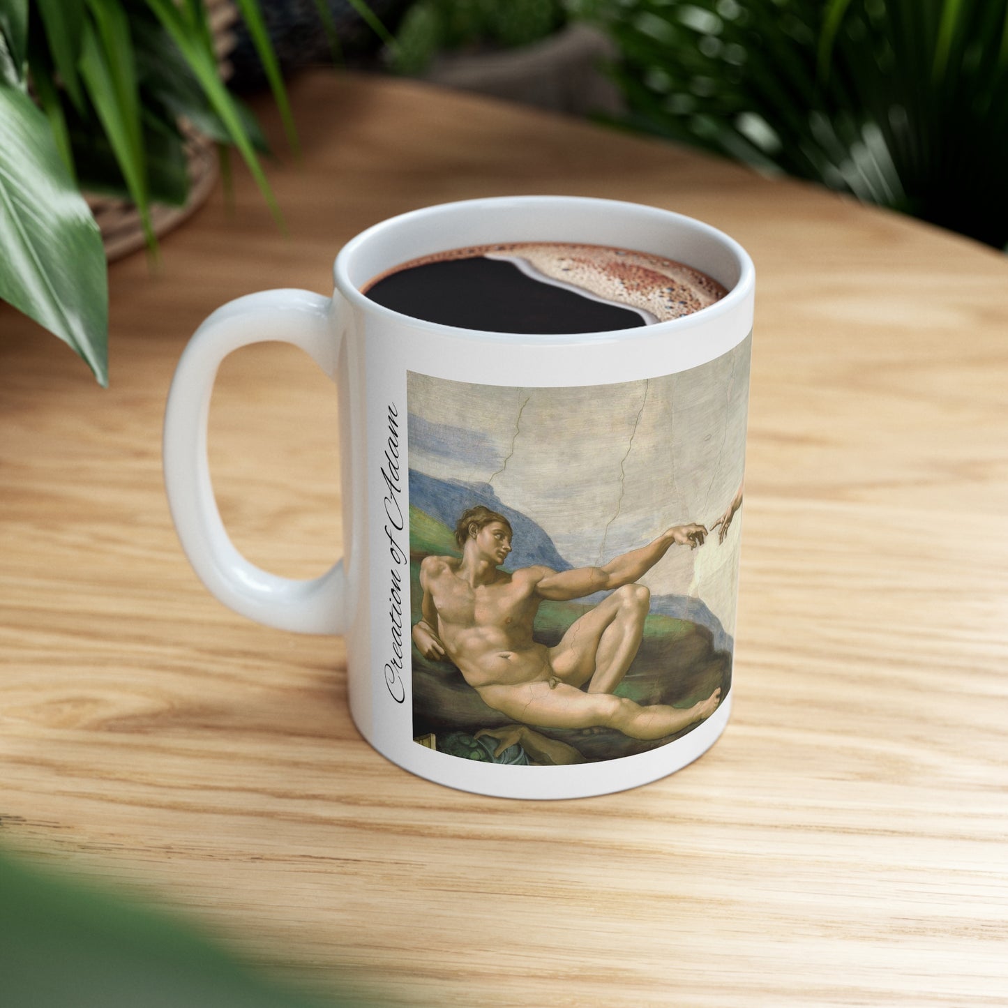 Michelangelo- Creation of Adam 11oz mug