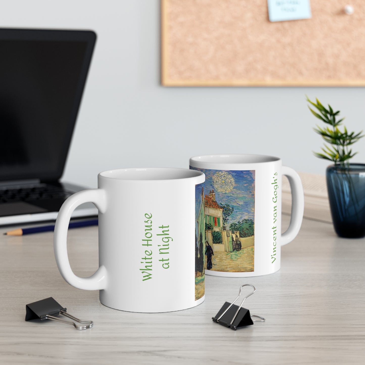 Vincent van Gogh's White House at Night 11oz mug