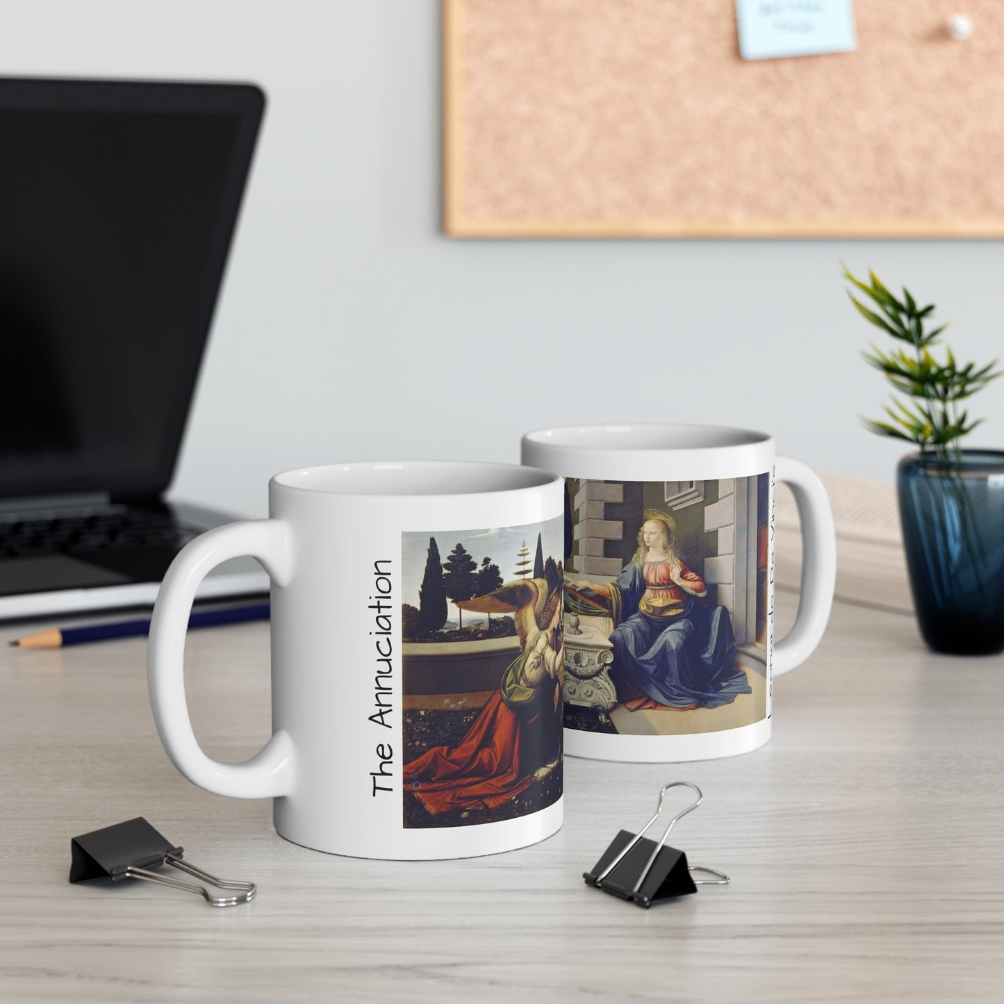 Leonardo Da Vinci's- The Annunciation 11oz mug