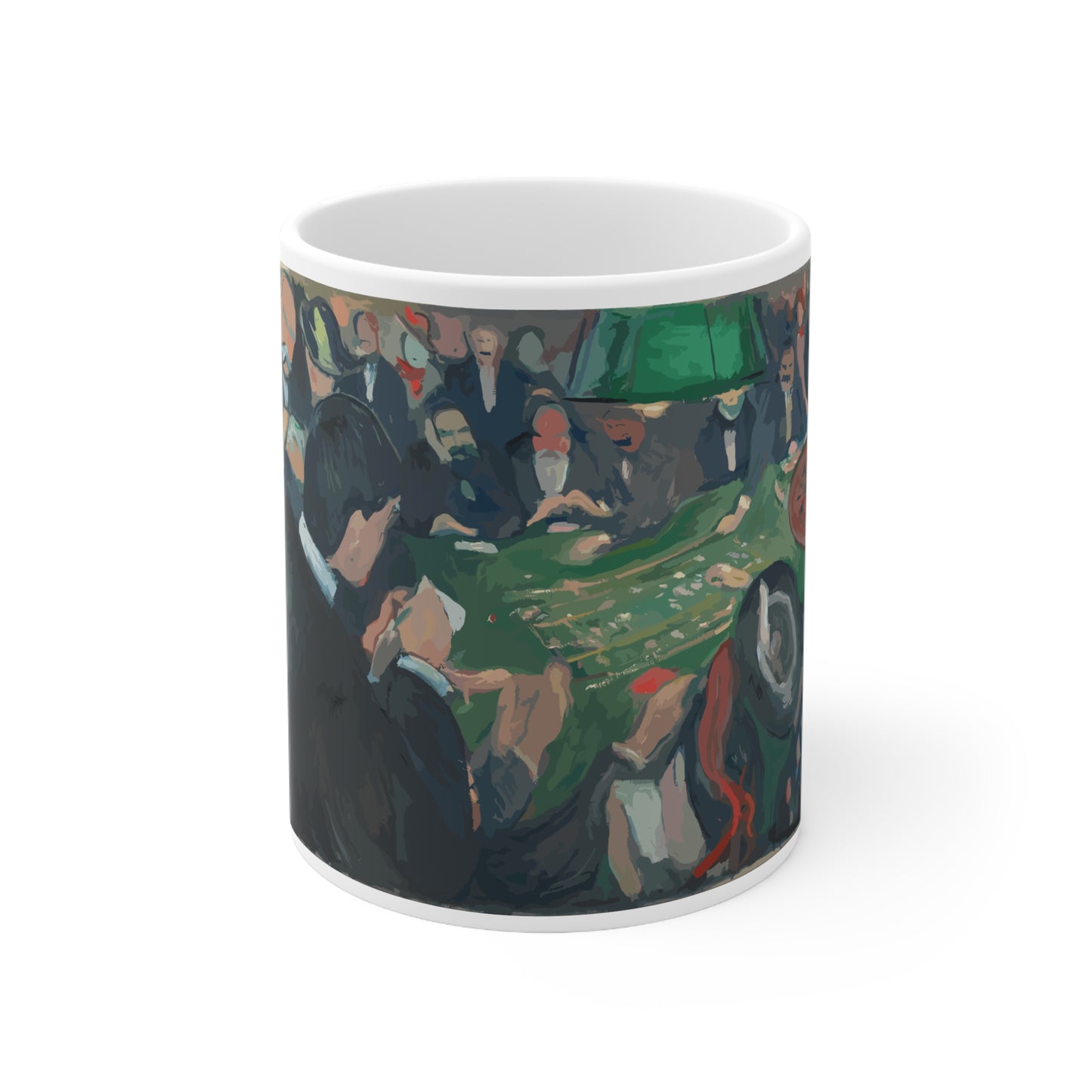 Edvard Munch-Roulette Table in Monte Carlo 11oz mug