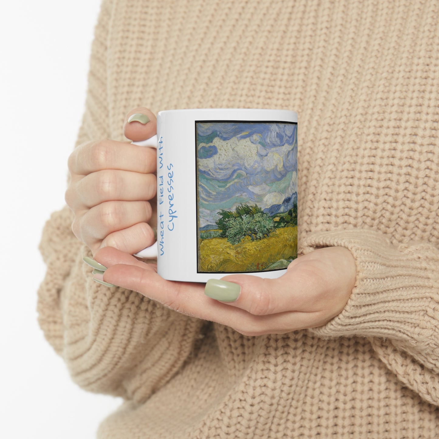 Vincent Van Gogh's- Wheat Field with Cypresses 11oz mug