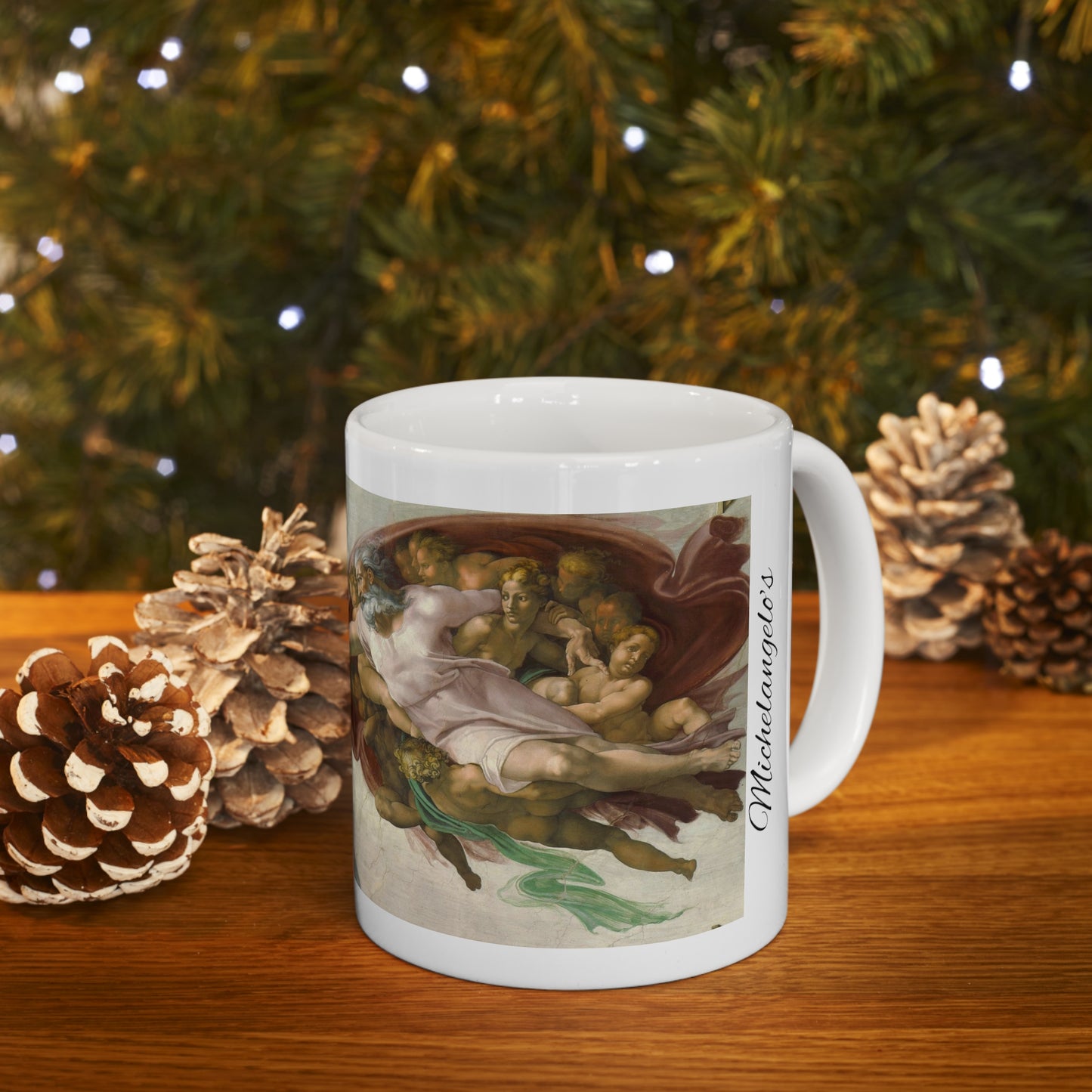 Michelangelo- Creation of Adam 11oz mug