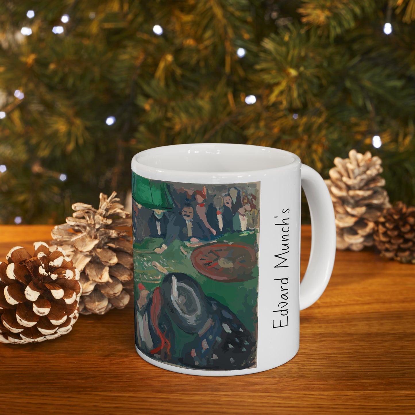 Edvard Munch-Roulette Table in Monte Carlo 11oz mug