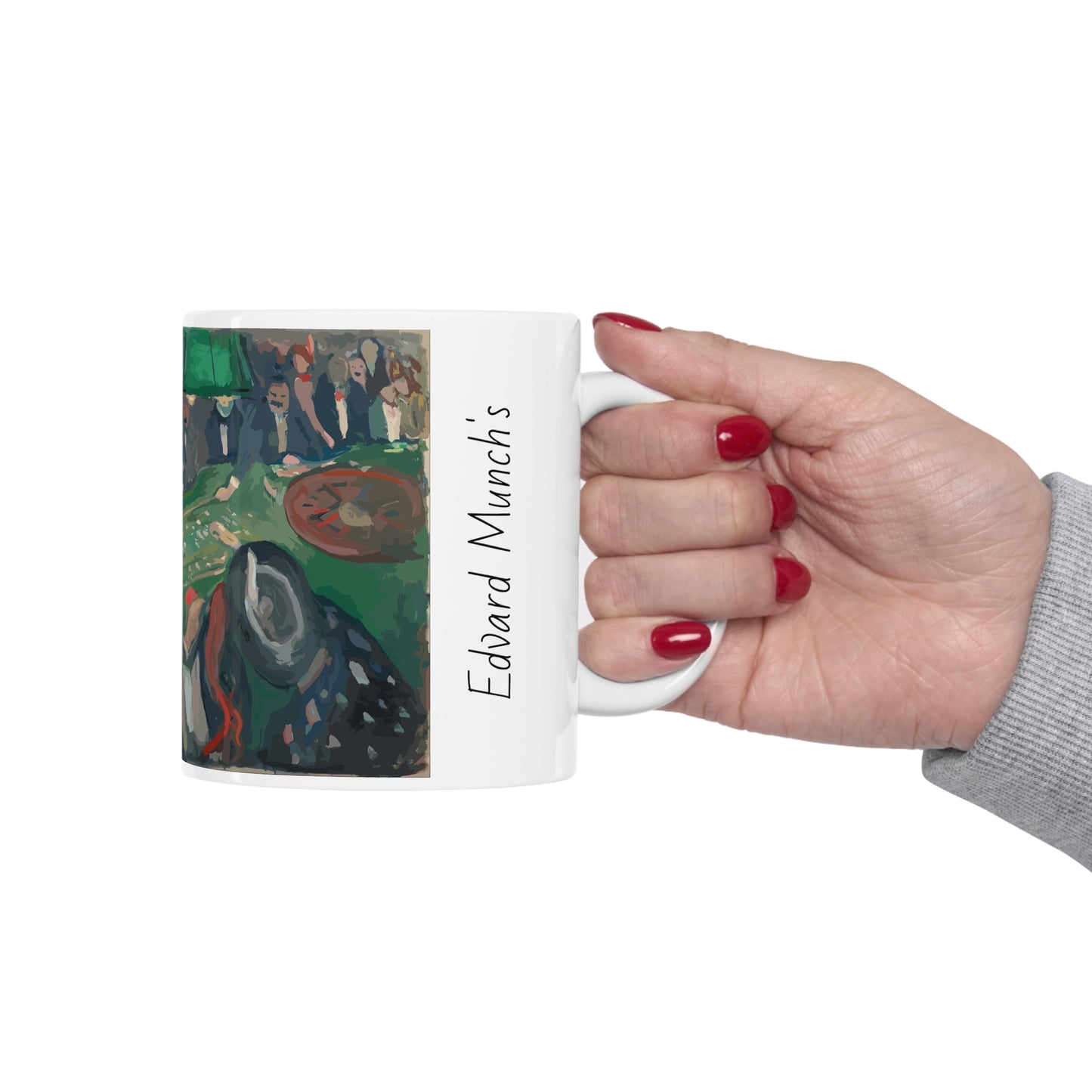 Edvard Munch-Roulette Table in Monte Carlo 11oz mug