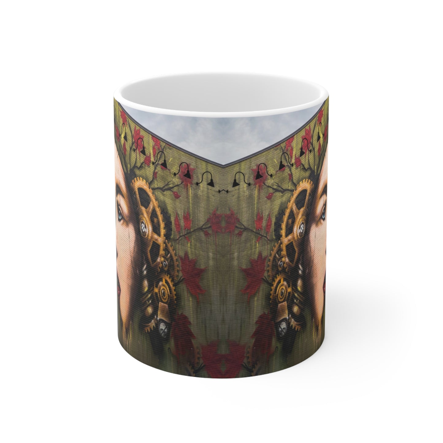 Steampunk Girl Ceramic Mug - 'Missouri's Heart and Mind' 11oz