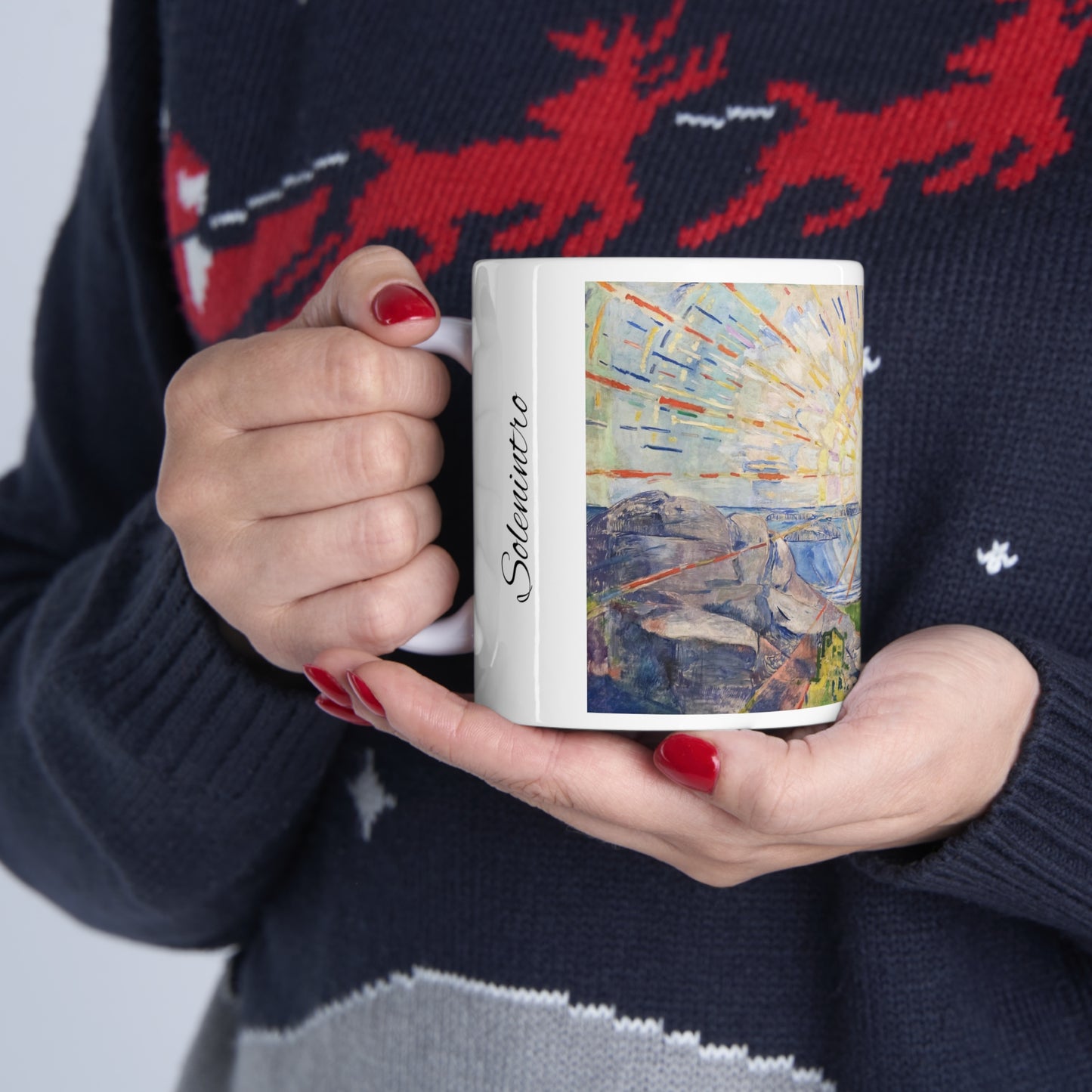 Edvard Munch's- Solenintro 11oz mug