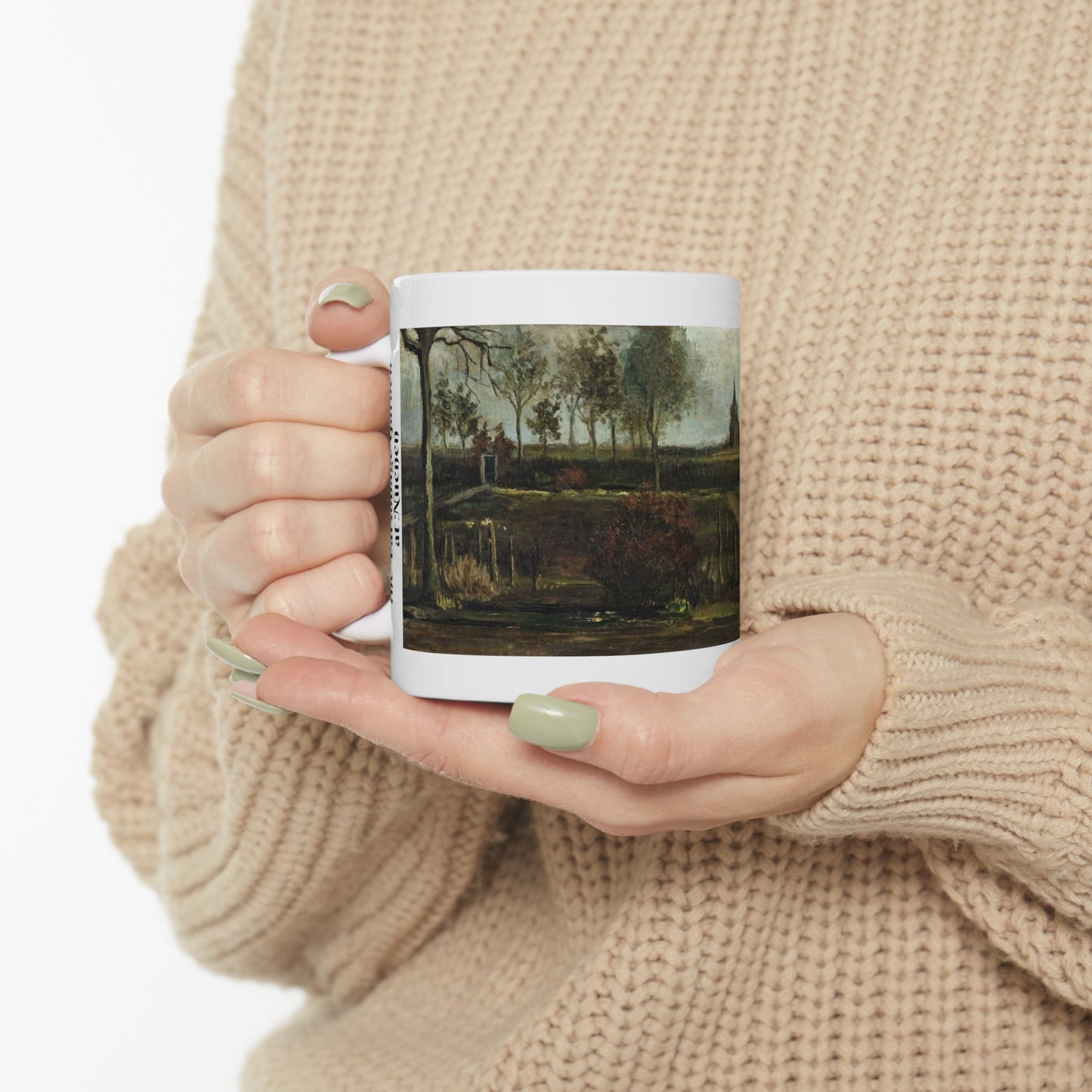 Vincent van Gogh's The Parsonage Garden at Nuenen 11oz mug