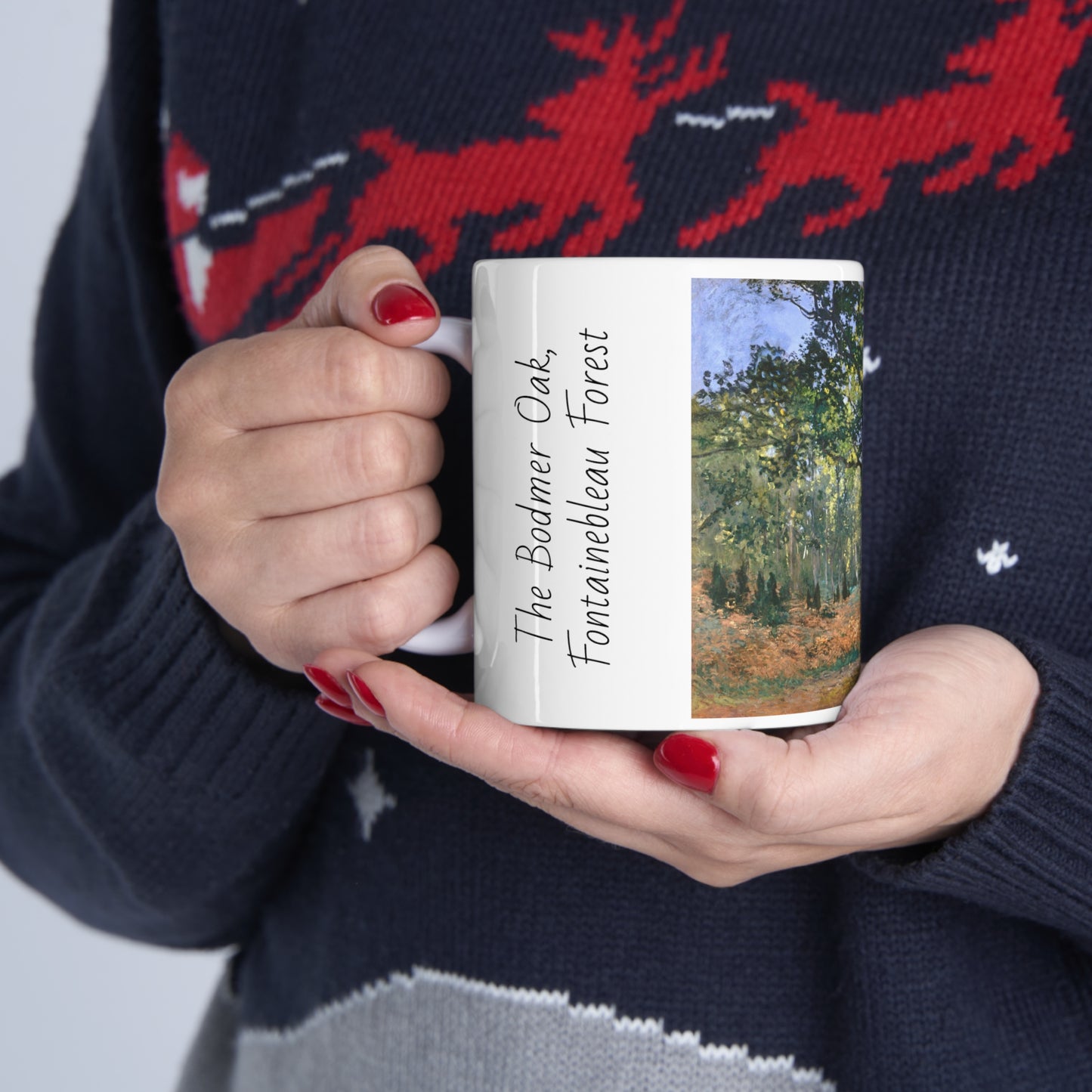Claude Monet- The Bodmer Oak, Fontainebleau Forest 11oz mug