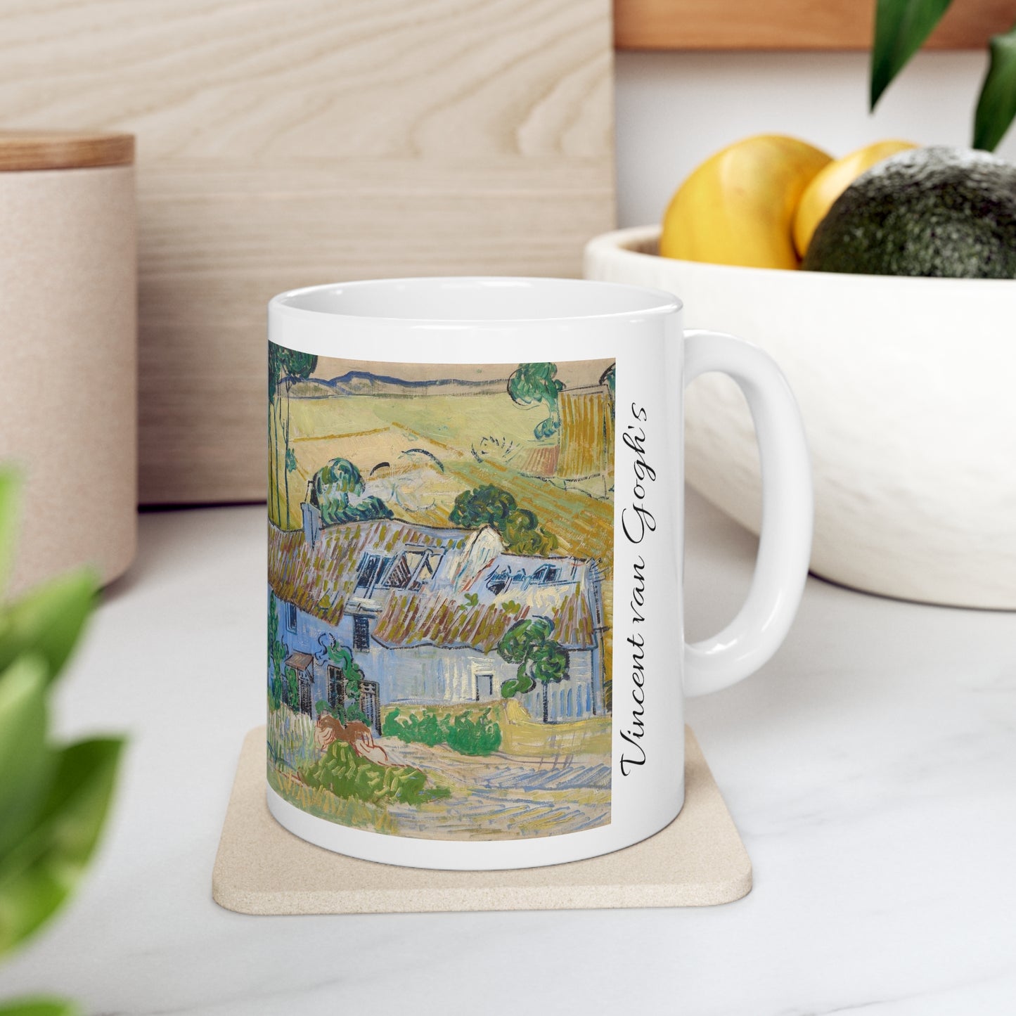 Vincent Van Gogh's- Farms near Auvers 11oz mug