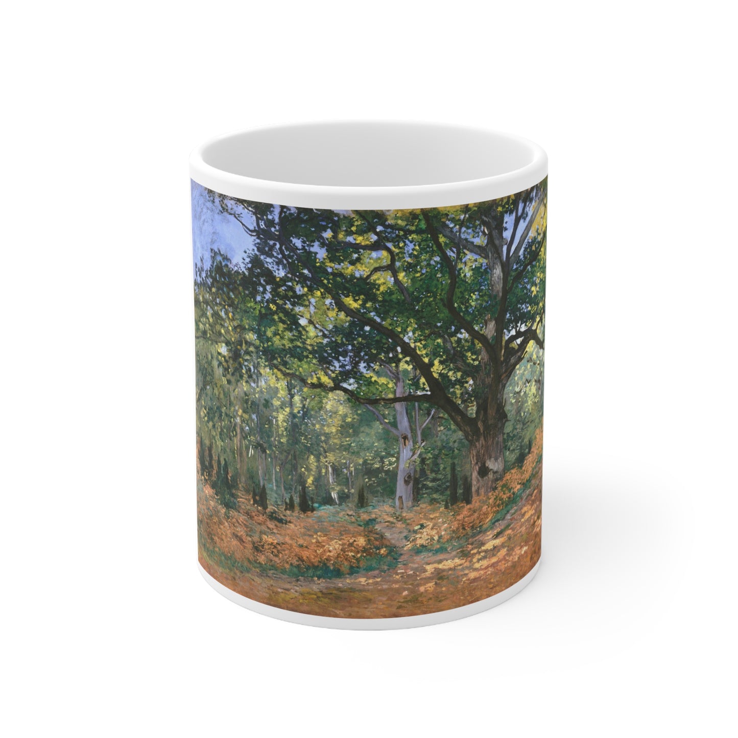 Claude Monet- The Bodmer Oak, Fontainebleau Forest 11oz mug