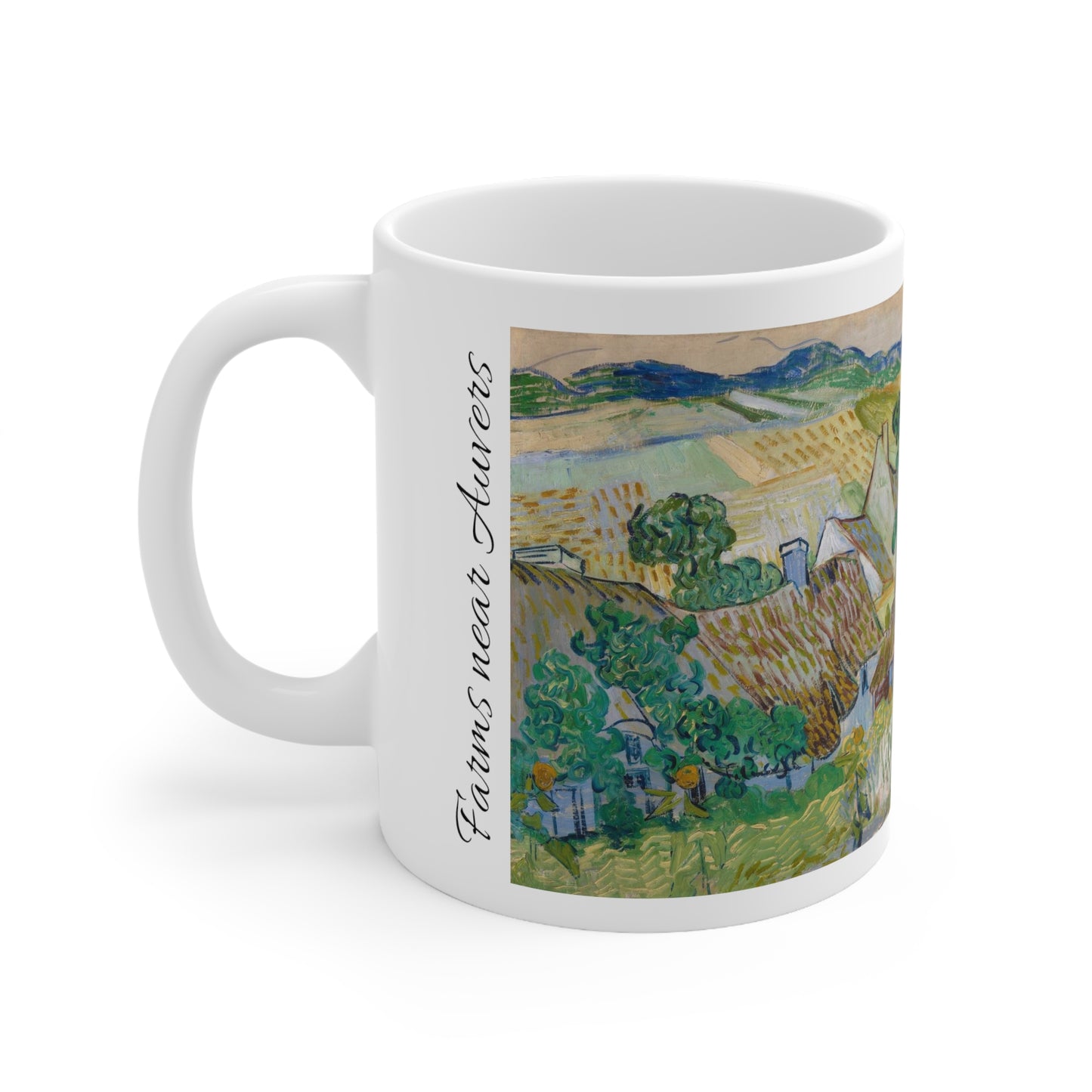 Vincent Van Gogh's- Farms near Auvers 11oz mug